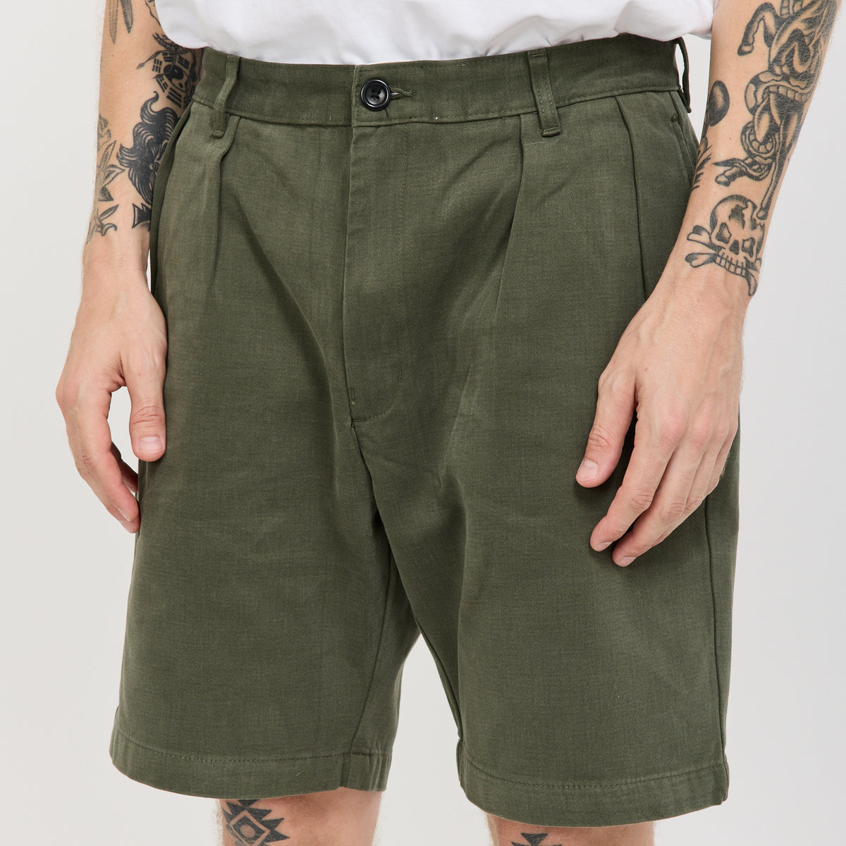 Service Works | Moleskin Part Timer Shorts Moss | Maplestore