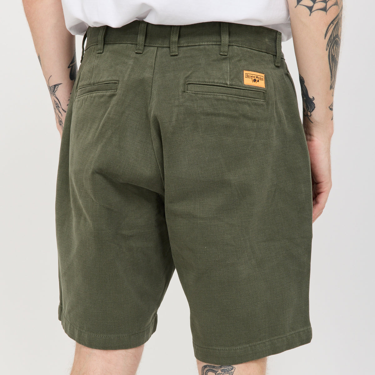 Service Works | Moleskin Part Timer Shorts Moss | Maplestore