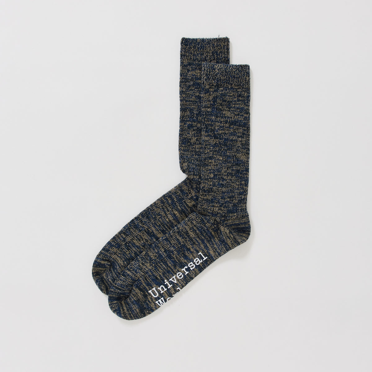Universal Works | Slub Sock Dark Navy | Maplestore