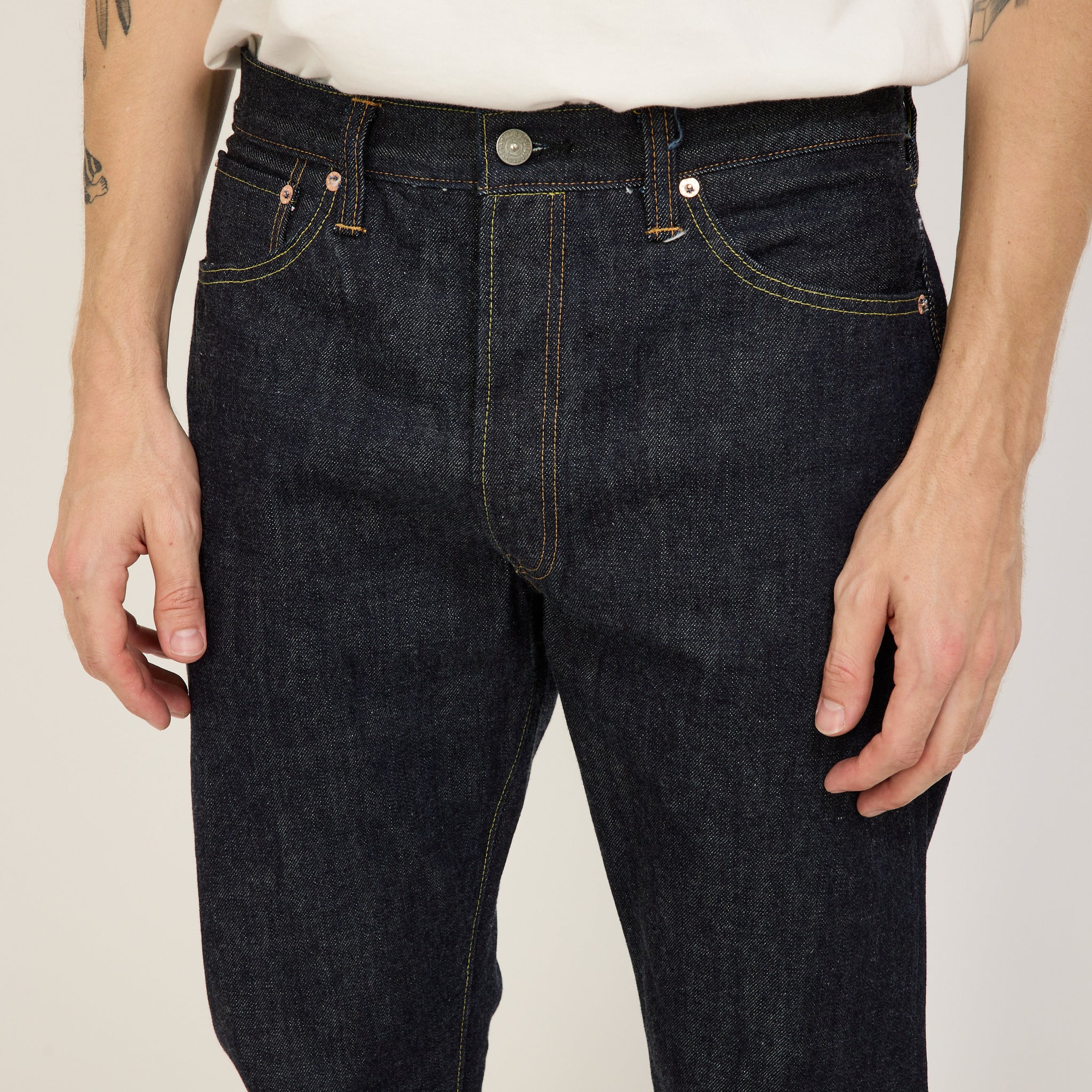 Sugar Cane | 1947 14.25oz Slim One Wash 2021 Model | Maplestore