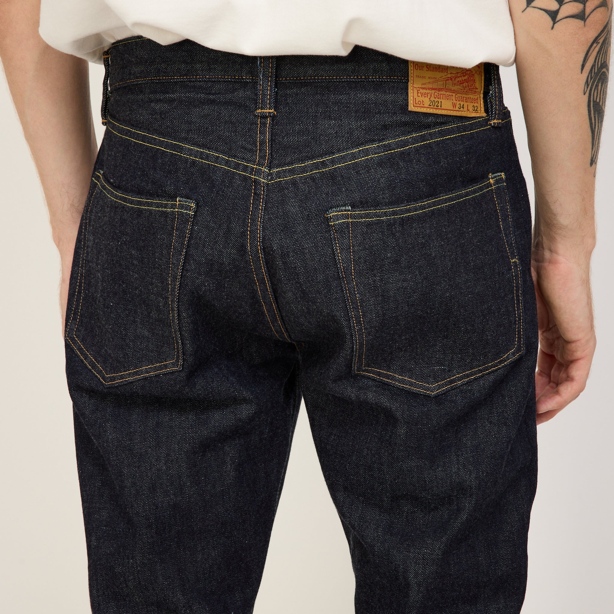 Sugar Cane | 1947 14.25oz Slim One Wash 2021 Model | Maplestore