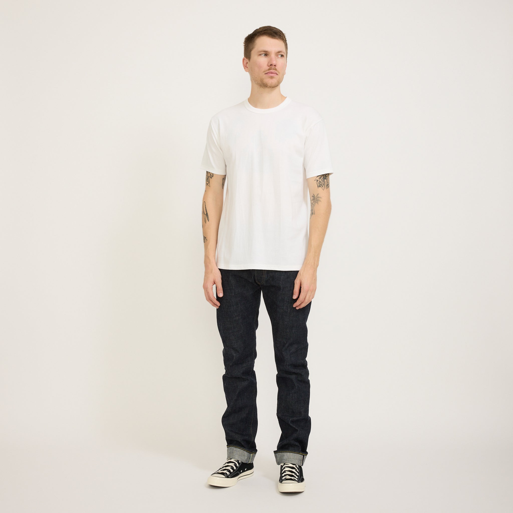 Sugar Cane | Whitesville 2 Pack T Shirts Off White | Maplestore