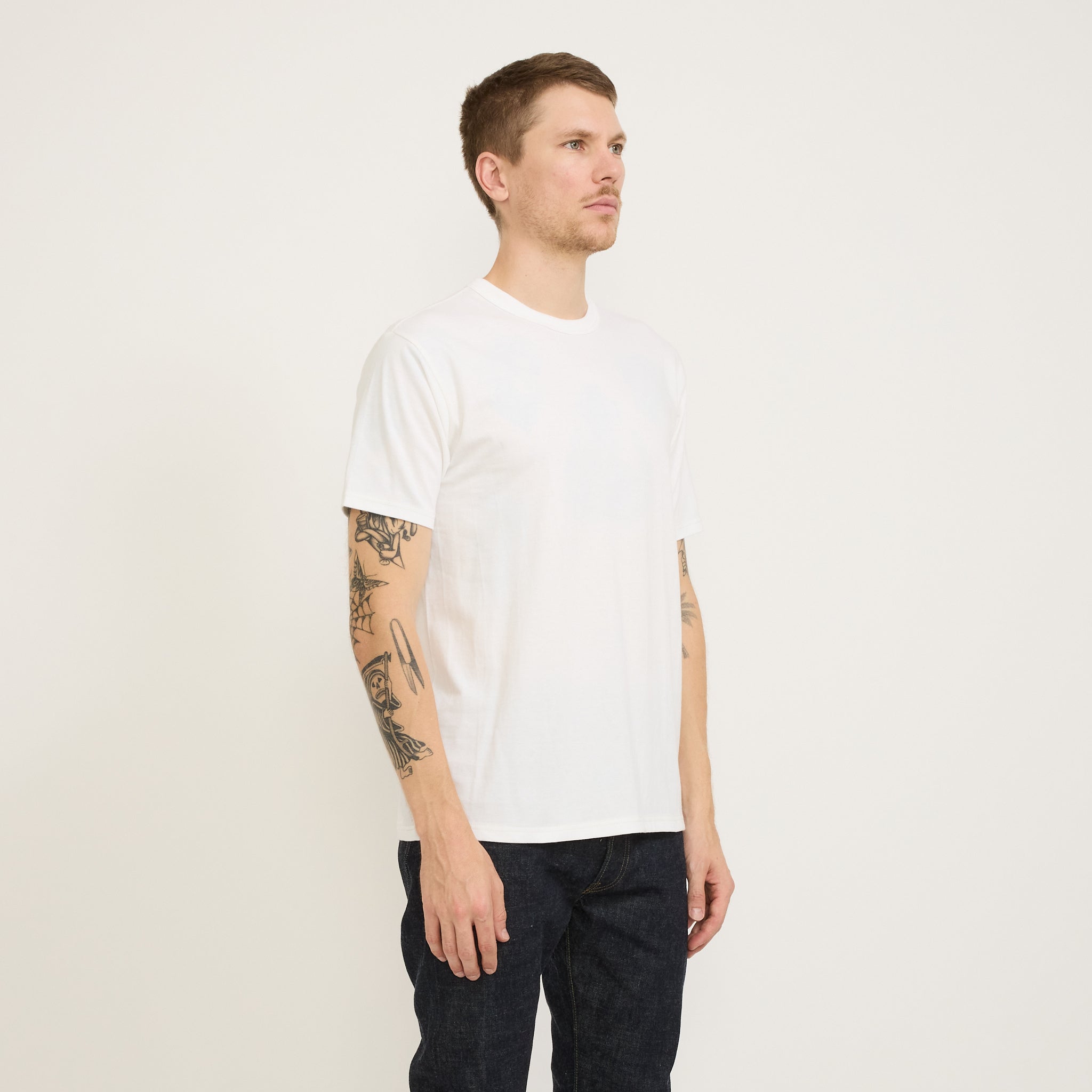 Sugar Cane | Whitesville 2 Pack T Shirts Off White | Maplestore