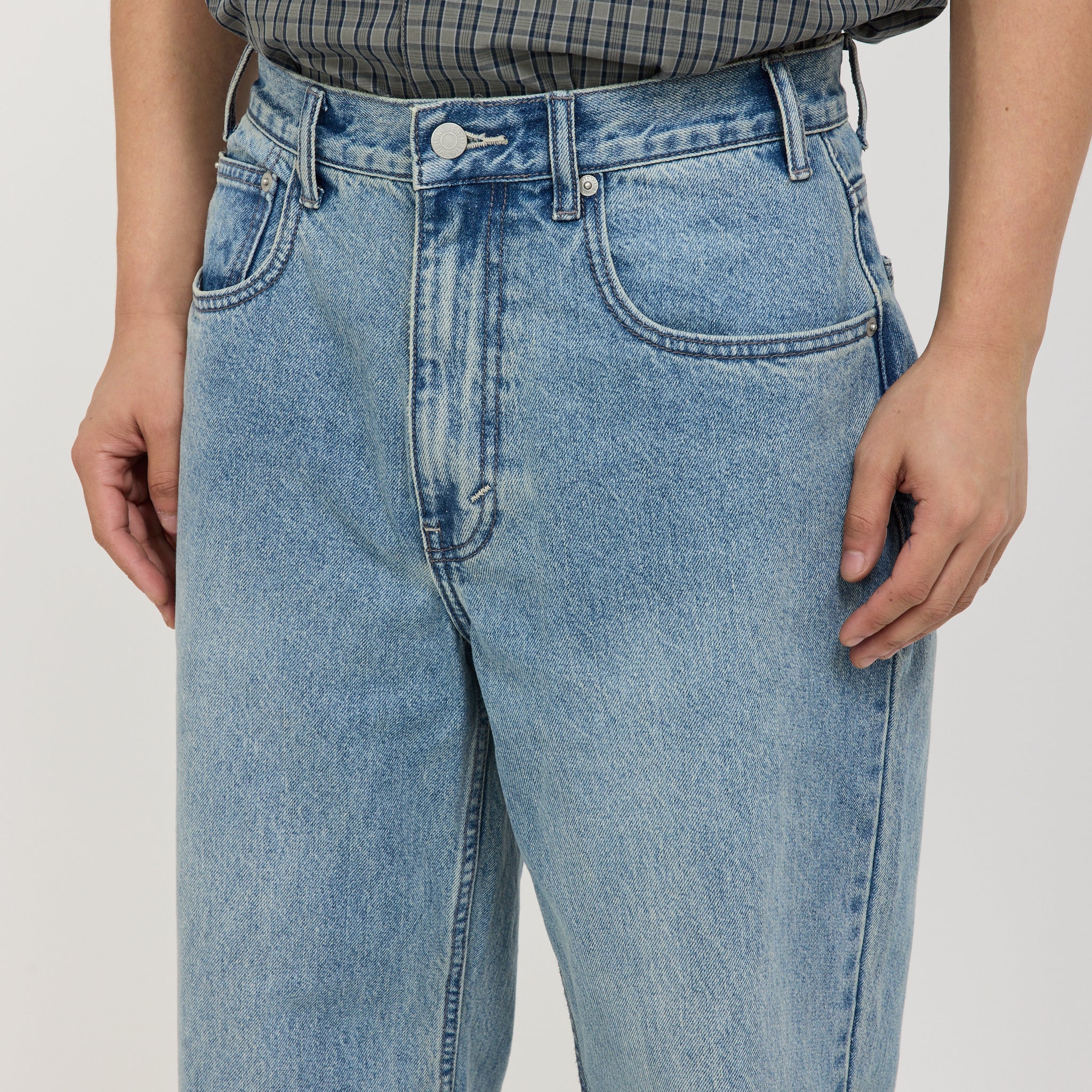 thisisneverthat | Relaxed Jeans Washed Blue | Maplestore