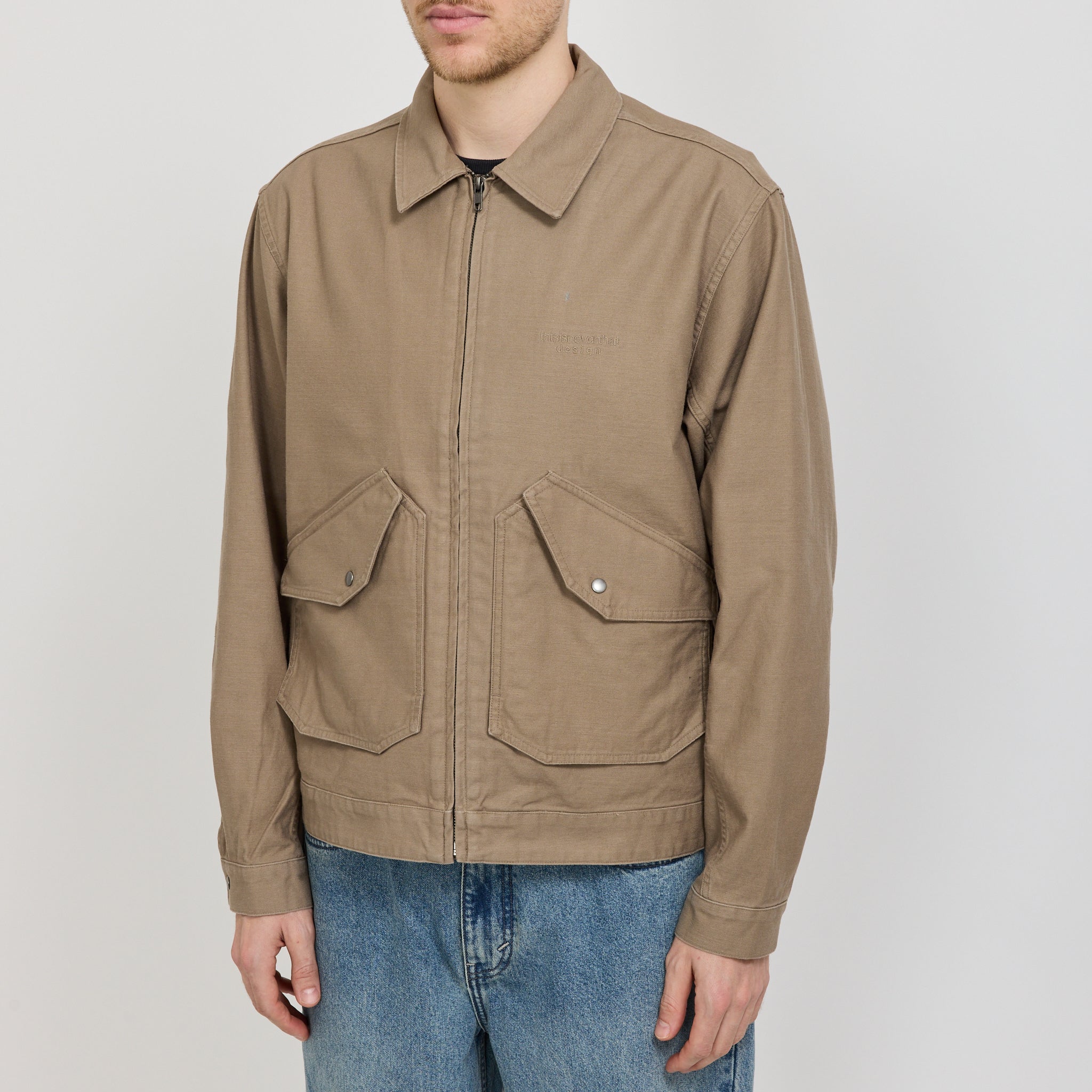 thisisneverthat | Washed Work Jacket Khaki | Maplestore