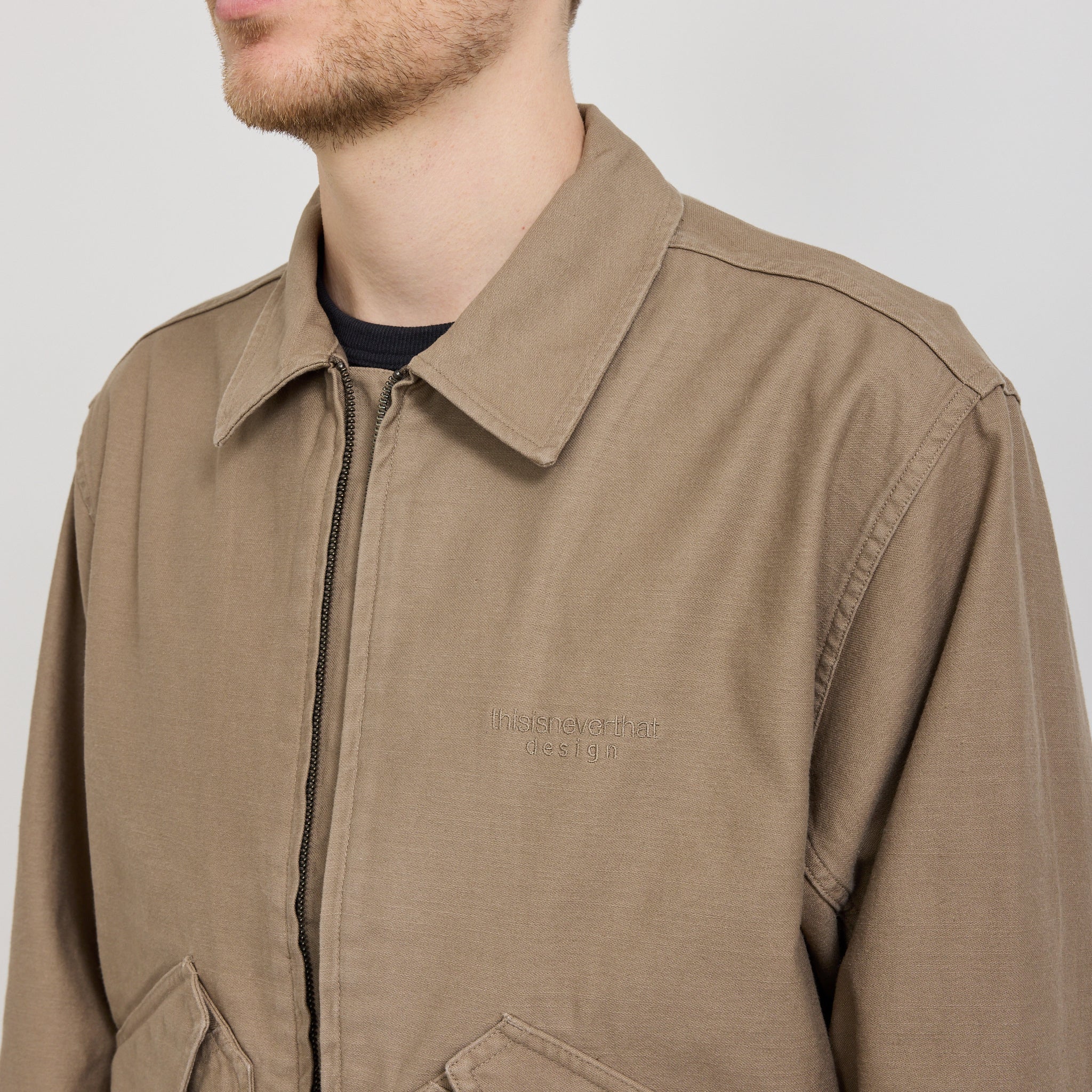 thisisneverthat | Washed Work Jacket Khaki | Maplestore