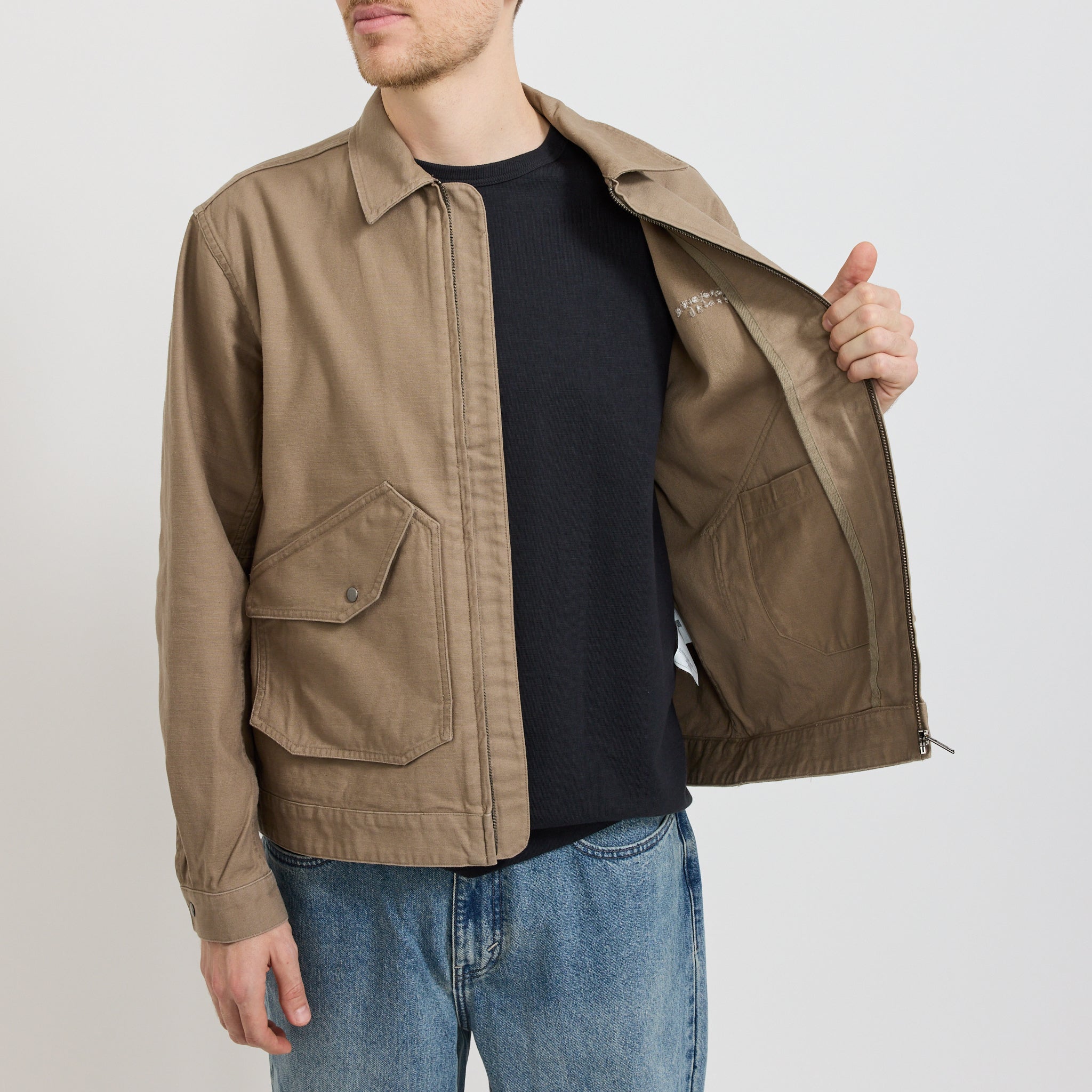 thisisneverthat | Washed Work Jacket Khaki | Maplestore