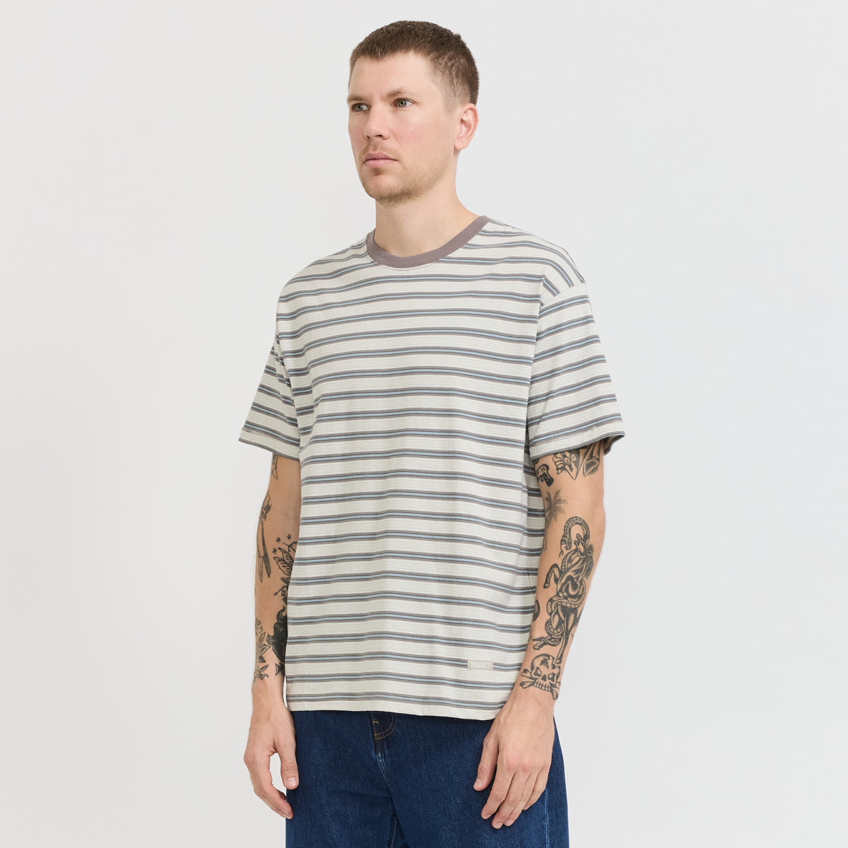 thisisneverthat | Striped Tee Ivory | Maplestore