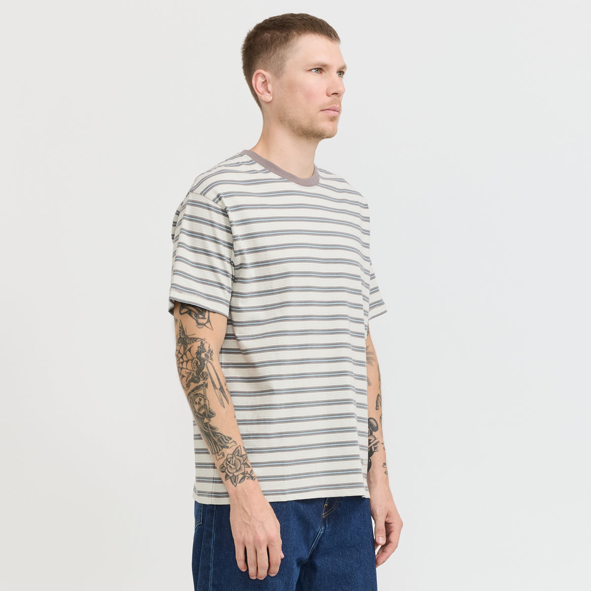 thisisneverthat | Striped Tee Ivory | Maplestore