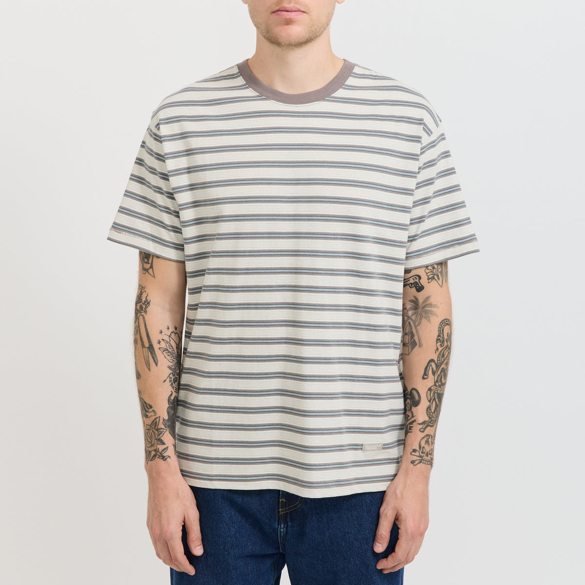 thisisneverthat | Striped Tee Ivory | Maplestore