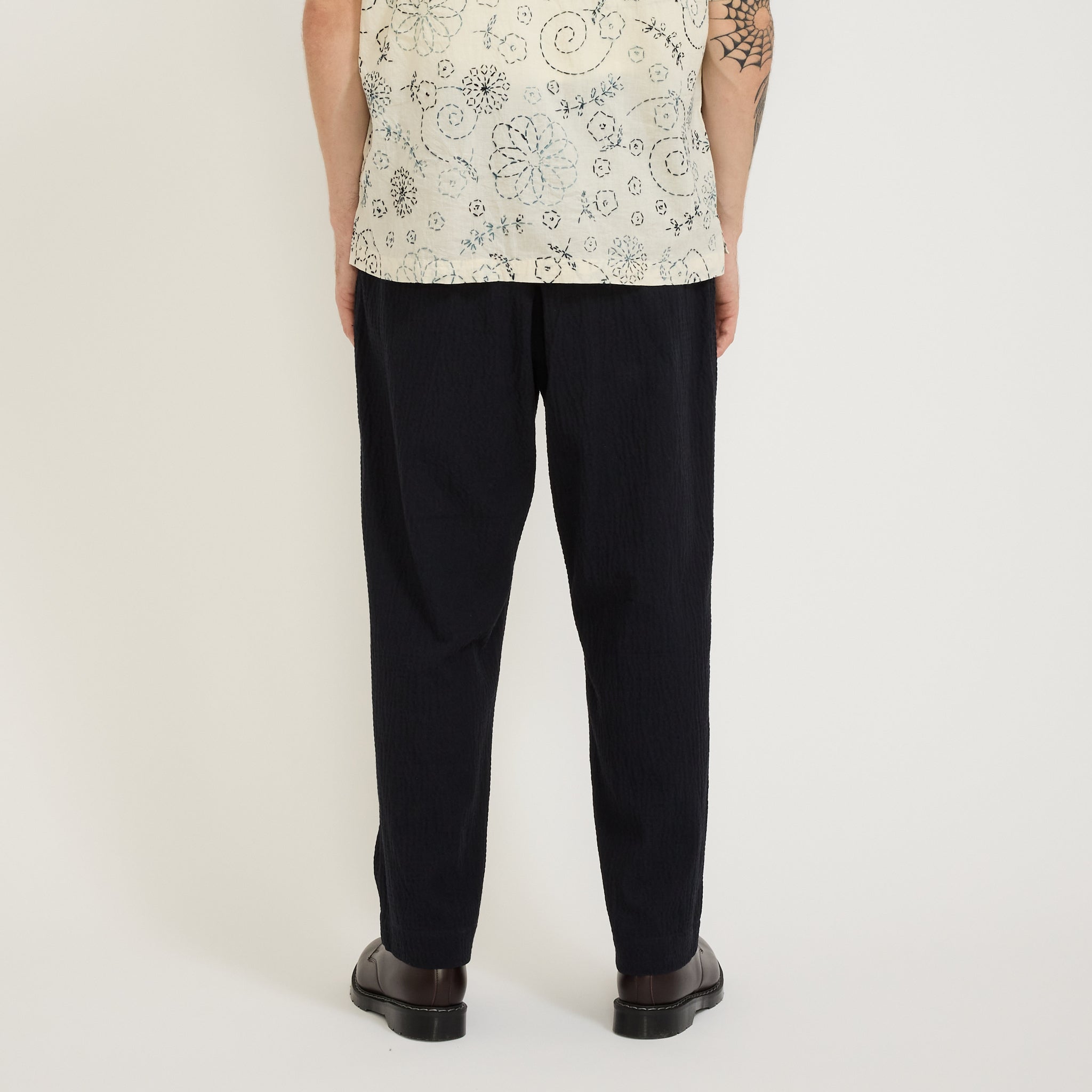 Universal Works | Oxford Pant Ospina Cotton Dark Navy | Maplestore