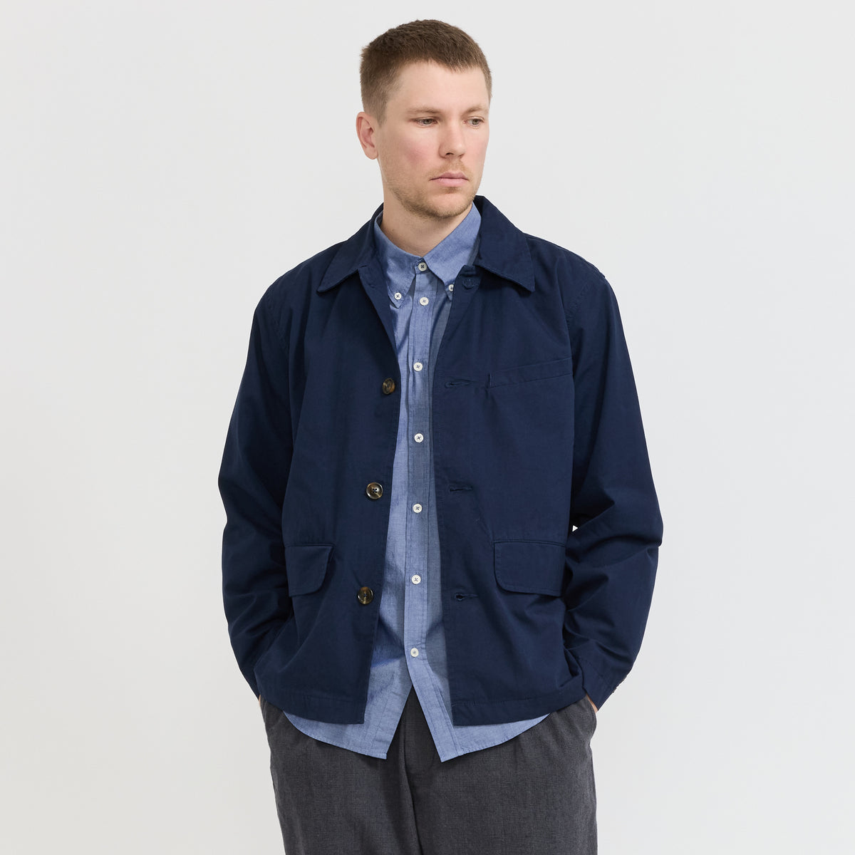 Universal Works | Warmus Jacket Navy | Maplestore