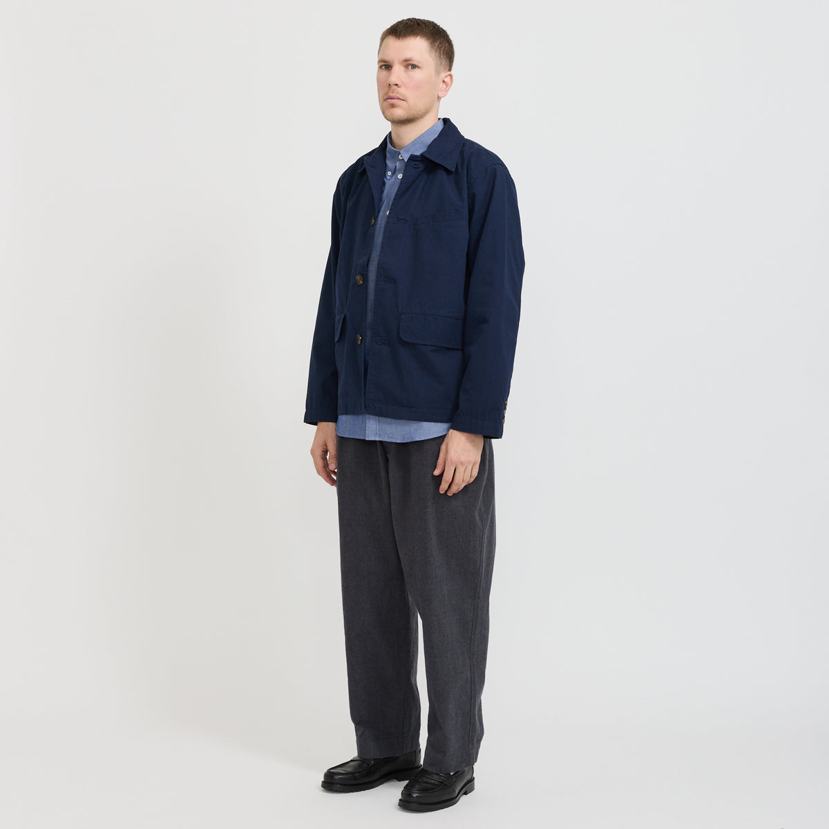 Universal Works | Warmus Jacket Navy | Maplestore