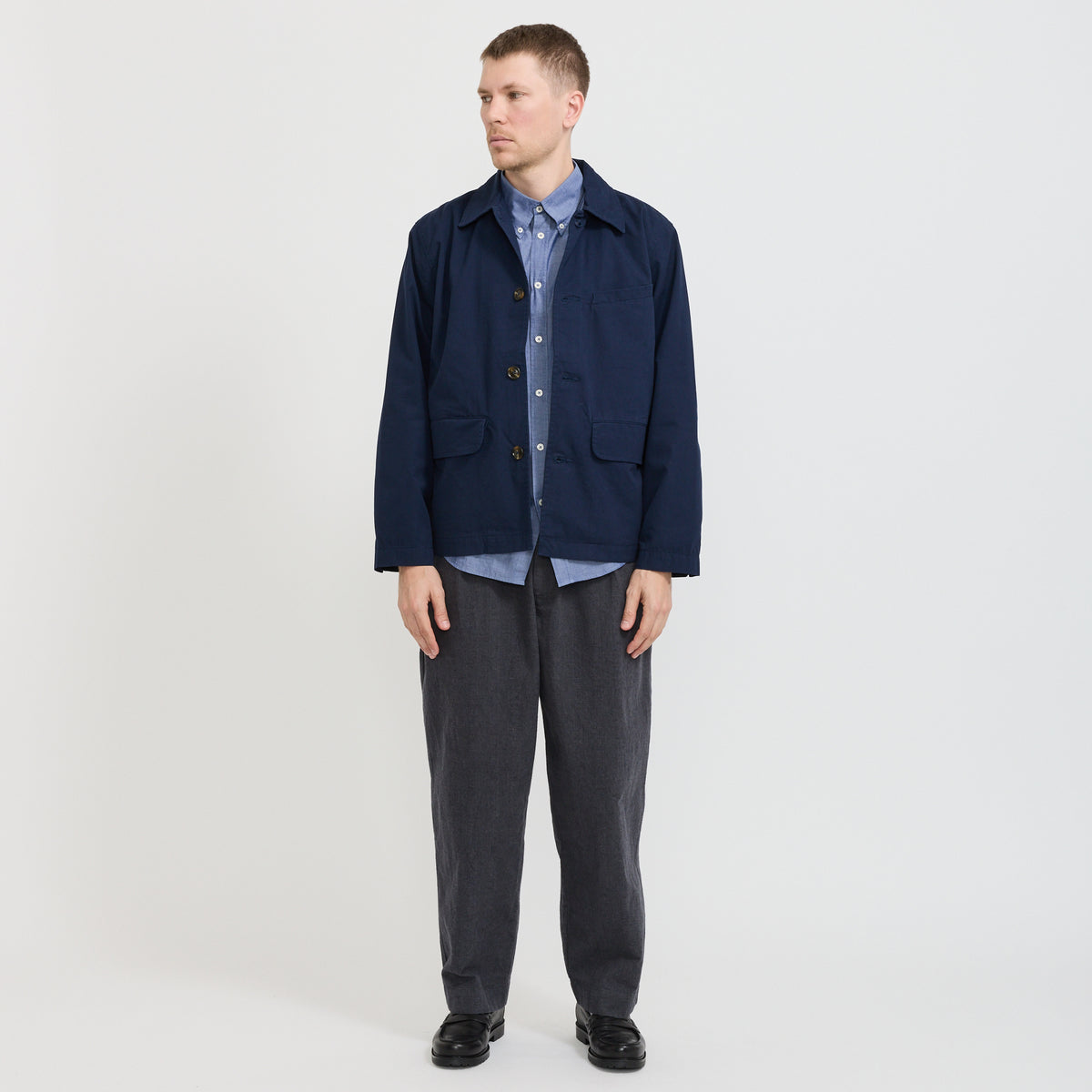 Universal Works | Warmus Jacket Navy | Maplestore