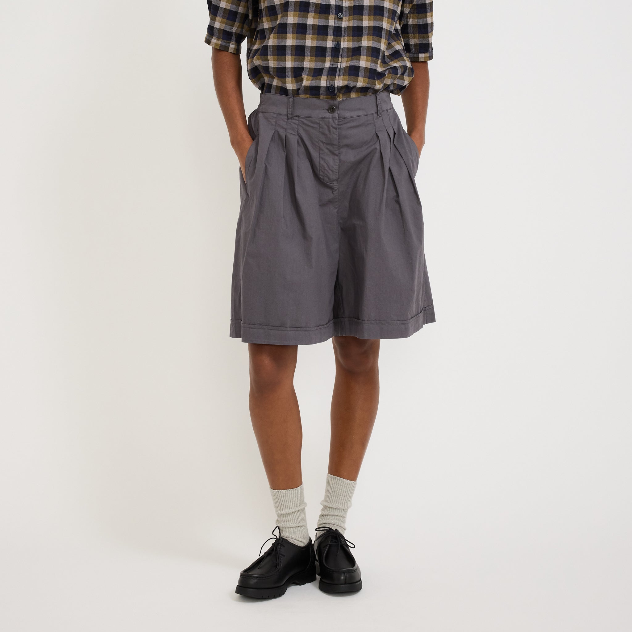 YMC | Long Walking Short Grey | Maplestore