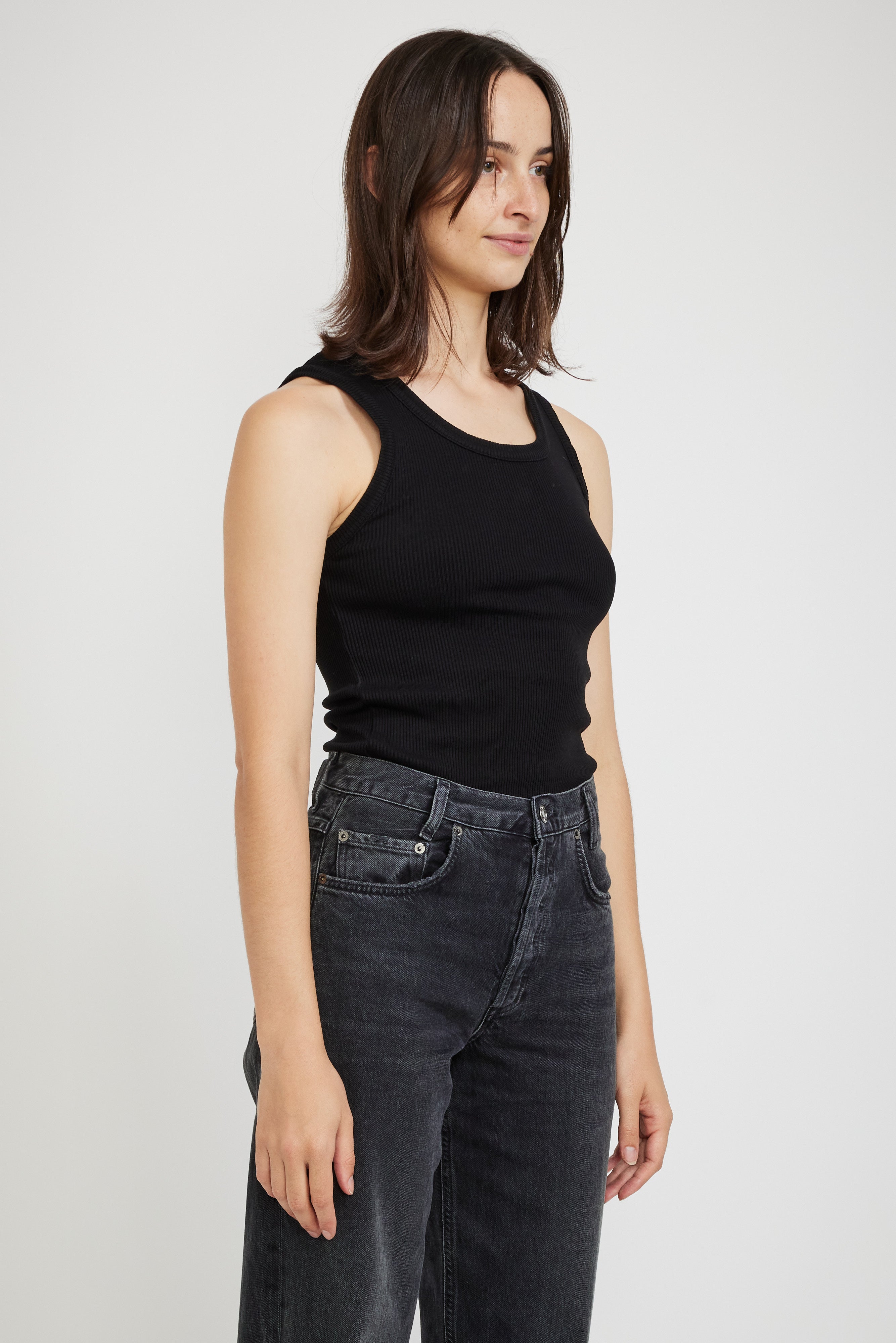 Agolde | Poppy Tank Black | Maplestore