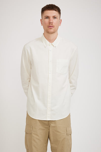 Assembly Label | Oxford Shirt Antique White | Maplestore