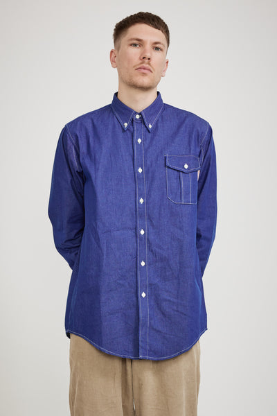 Battenwear | BD Scout Shirt Indigo | Maplestore