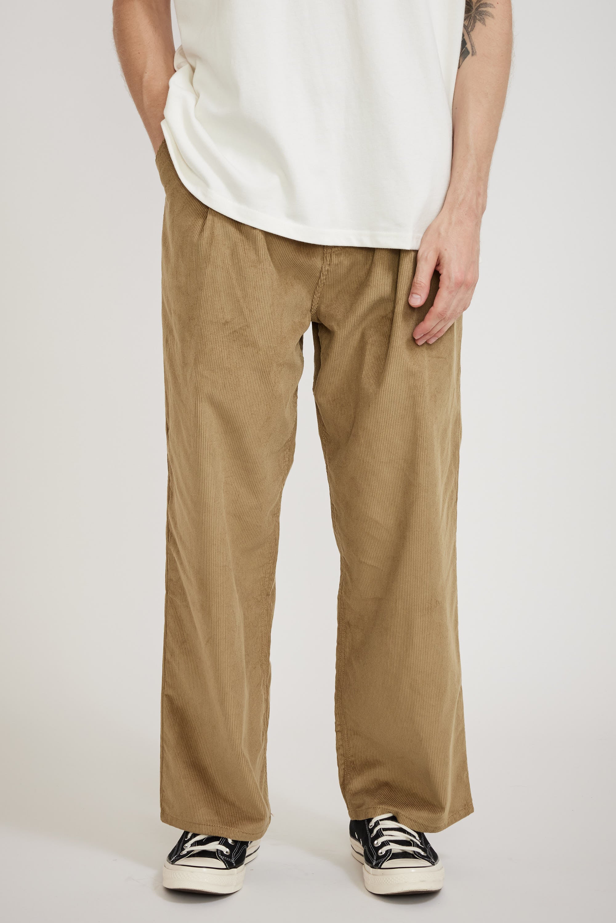 Corduroy Tapered Ankle Pants, UNIQLO US