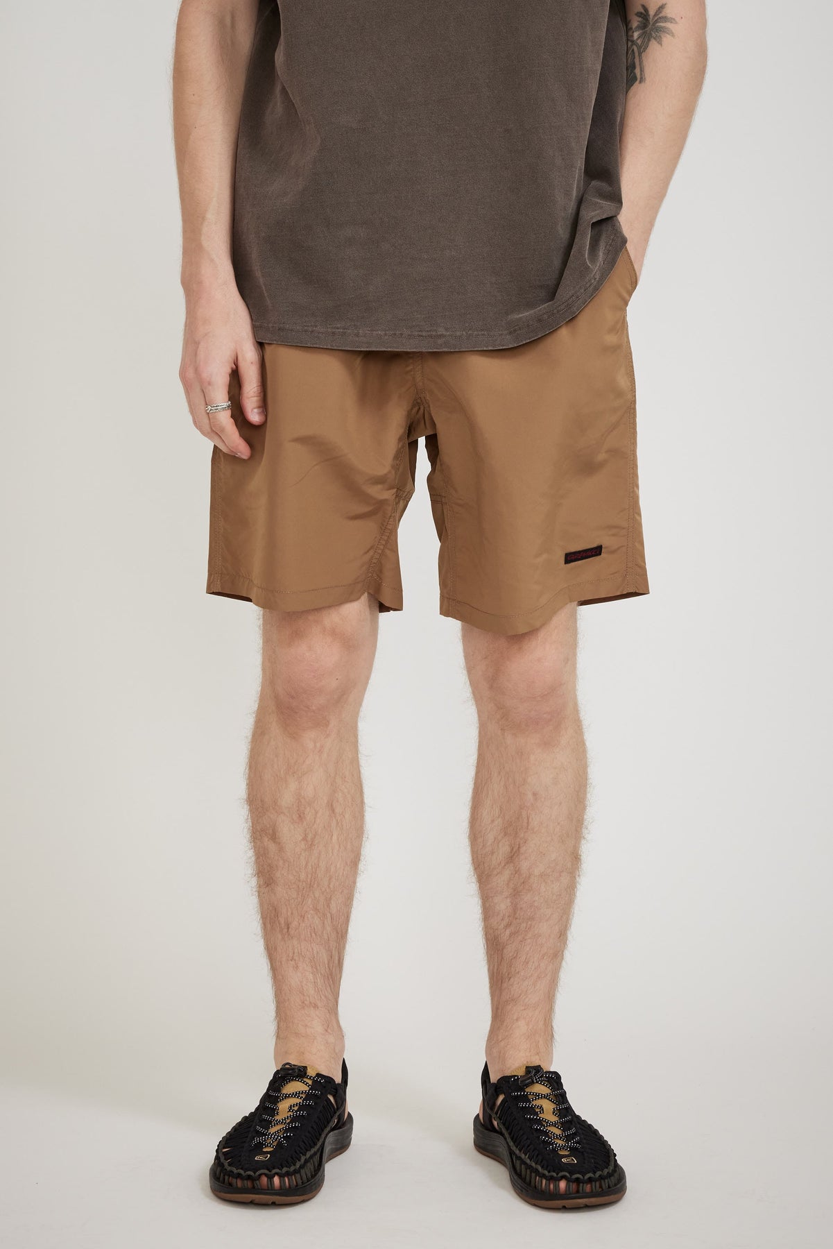 Gramicci Shell Packable Short Tan | Maplestore