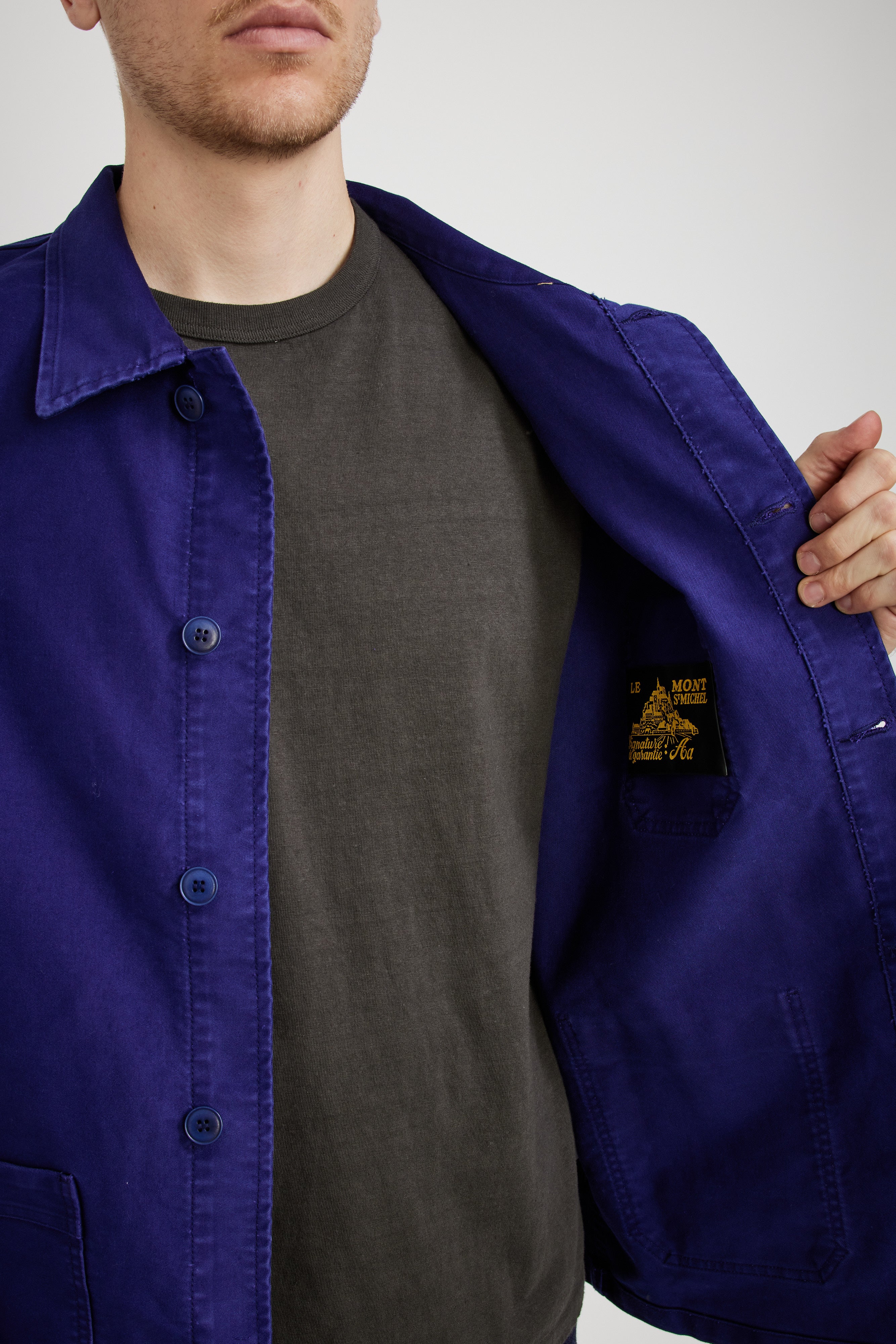 Le Mont Saint Michel | Genuine Work Jacket Blue | Maplestore