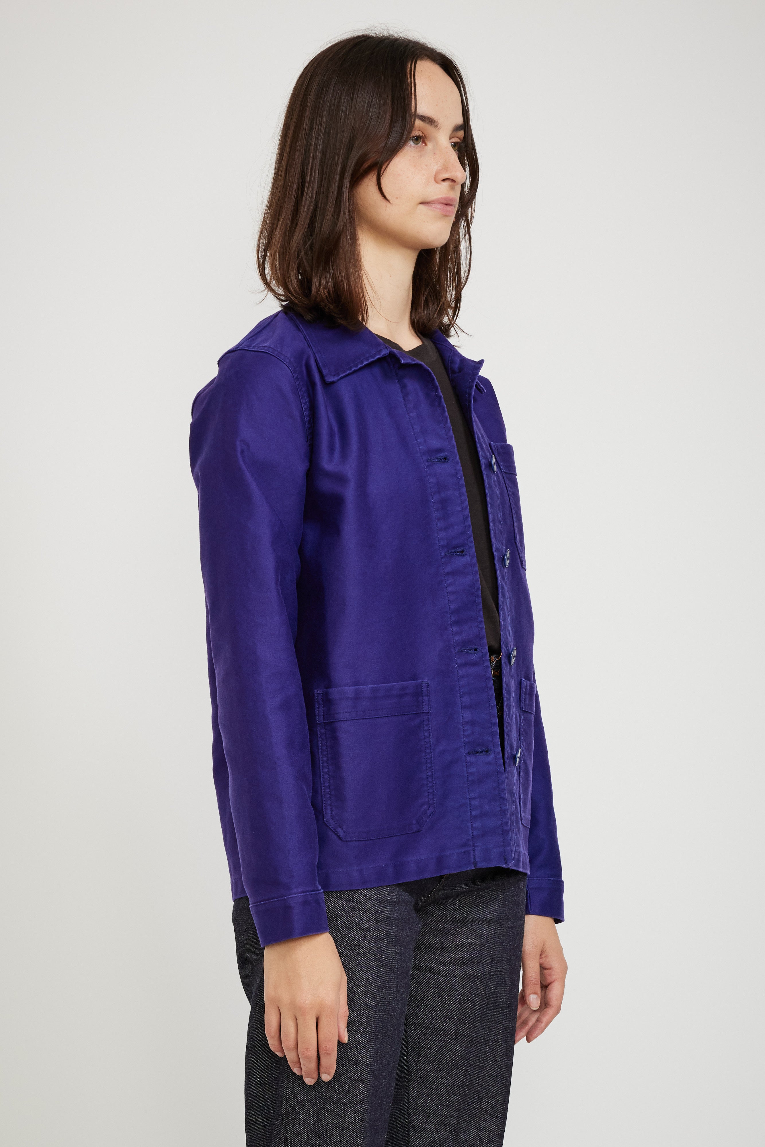 Le Mont Saint Michel | W's Genuine Work Jacket Blue | Maplestore