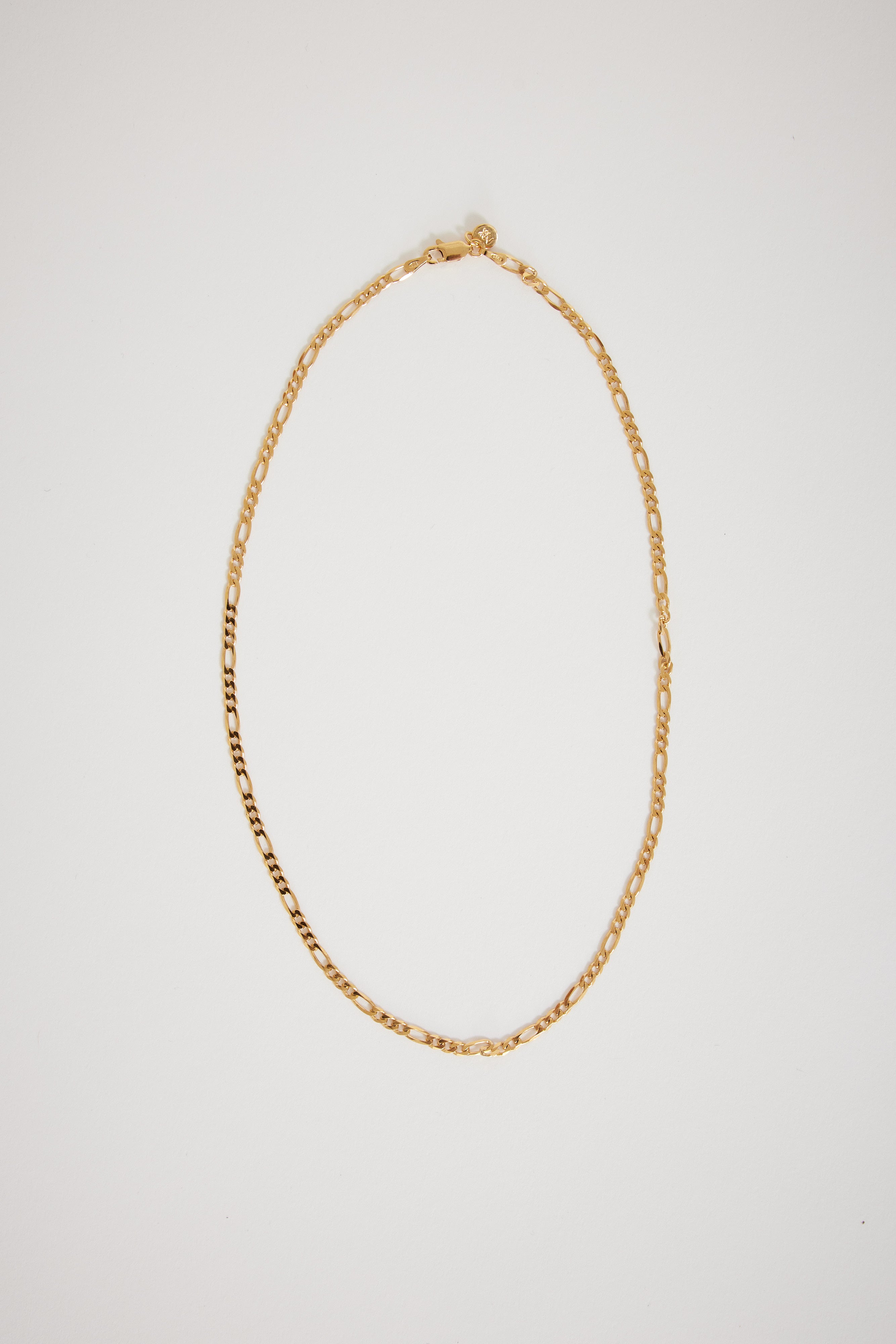 Meadowlark | Figaro Fine Chain Necklace Gold Plated 40cm | Maplestore