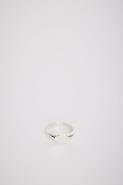 Meadowlark | Mini Melrose Signet Ring Sterling Silver | Maplestore