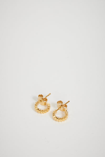 Meadowlark | Solaire Hoops Small Gold Plated | Maplestore