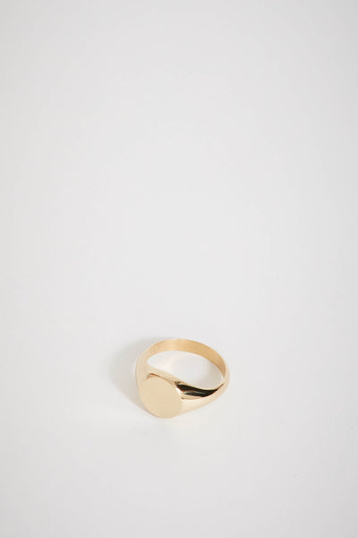 Meadowlark | Sunset Signet Ring Gold Plated | Maplestore