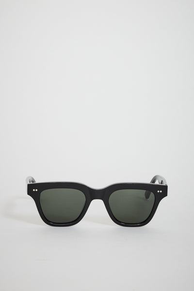 Monokel Eyewear | Ellis Black | Green Solid Lens | Maplestore