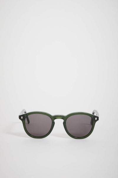Monokel Eyewear | Nelson Bottle Green | Grey Solid Lens | Maplestore