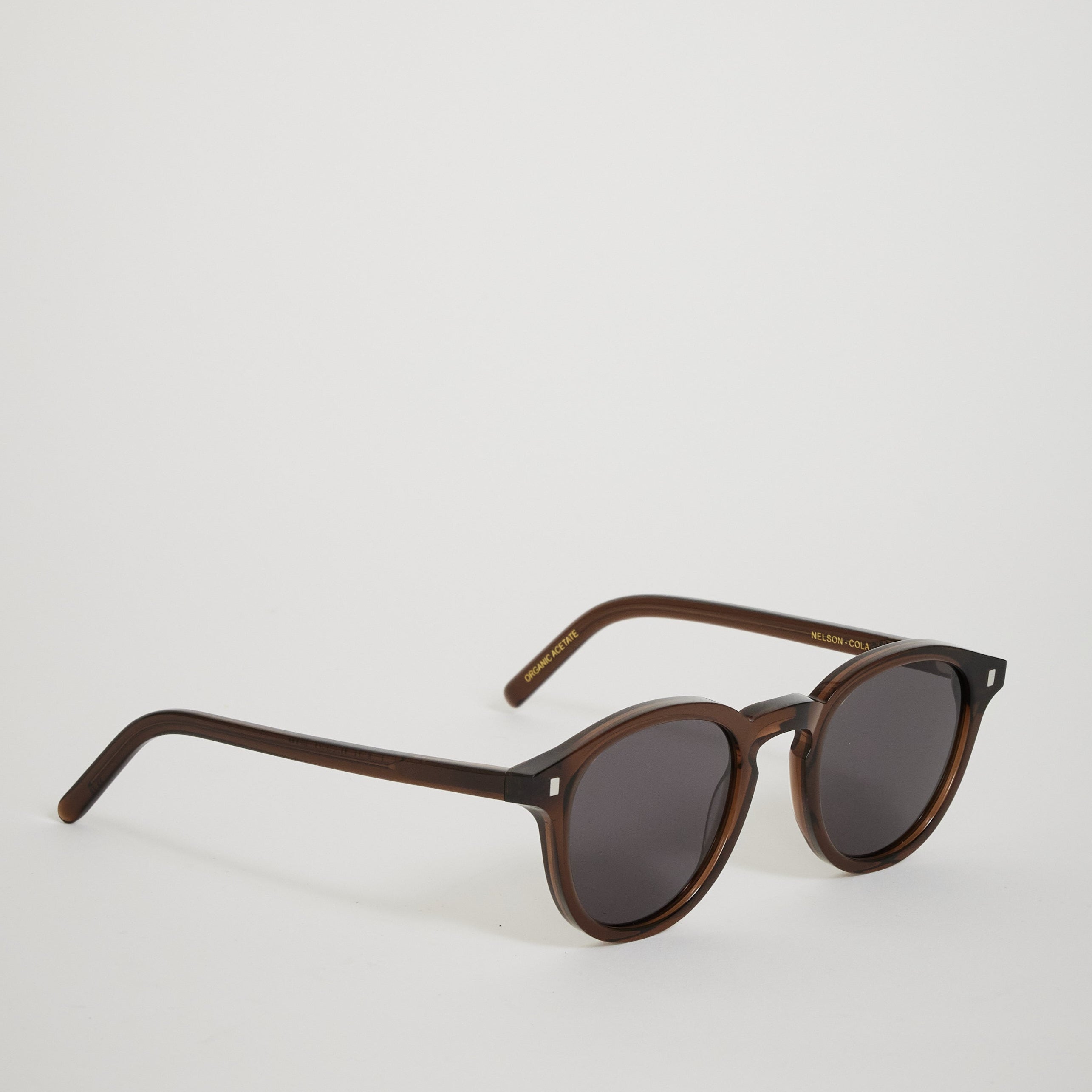 Monokel Eyewear | Nelson Cola | Grey Solid Lens | Maplestore