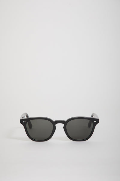 Monokel Eyewear | River Black | Green Solid Lens | Maplestore