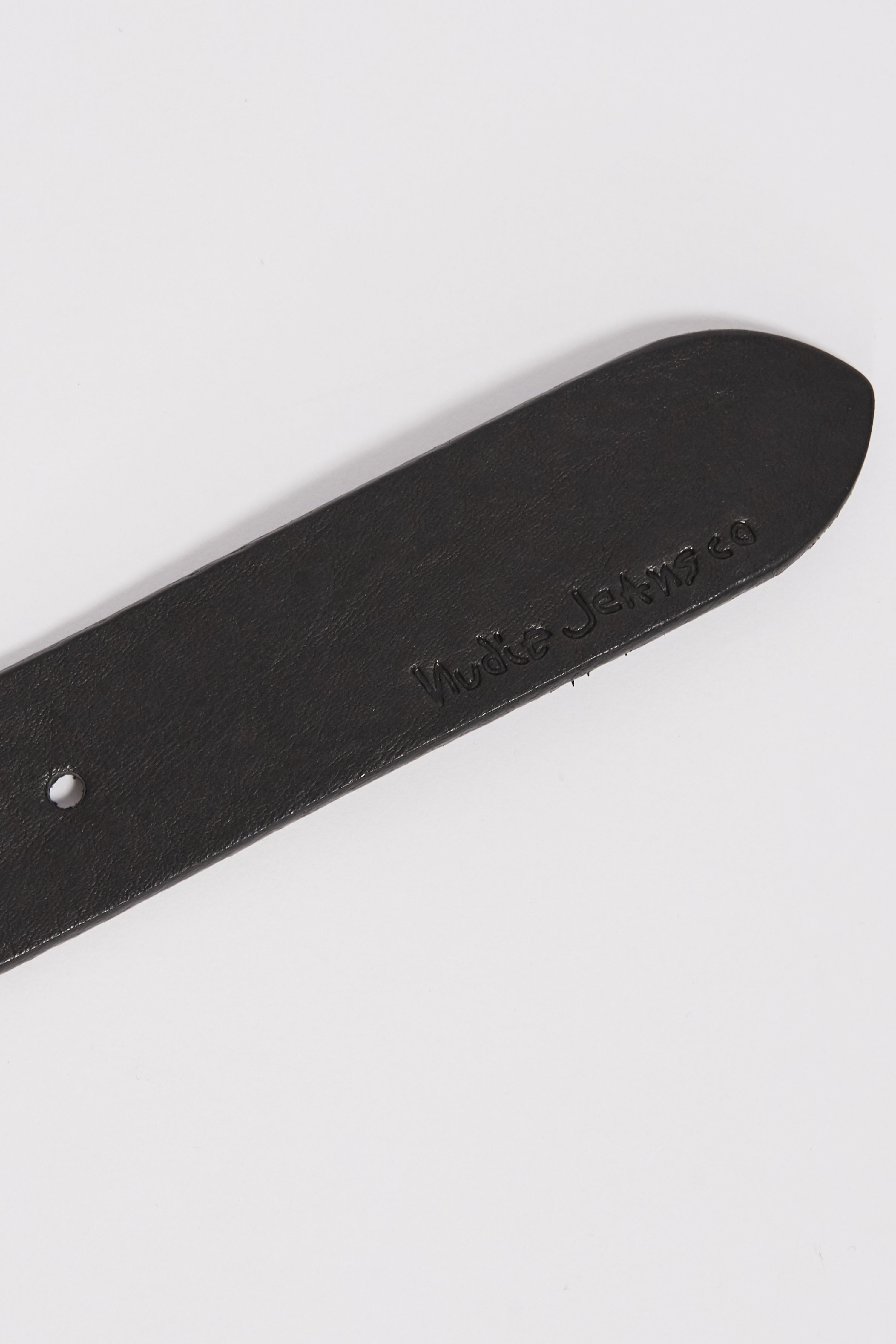Nudie | Dwayne Leather Belt Black | Maplestore