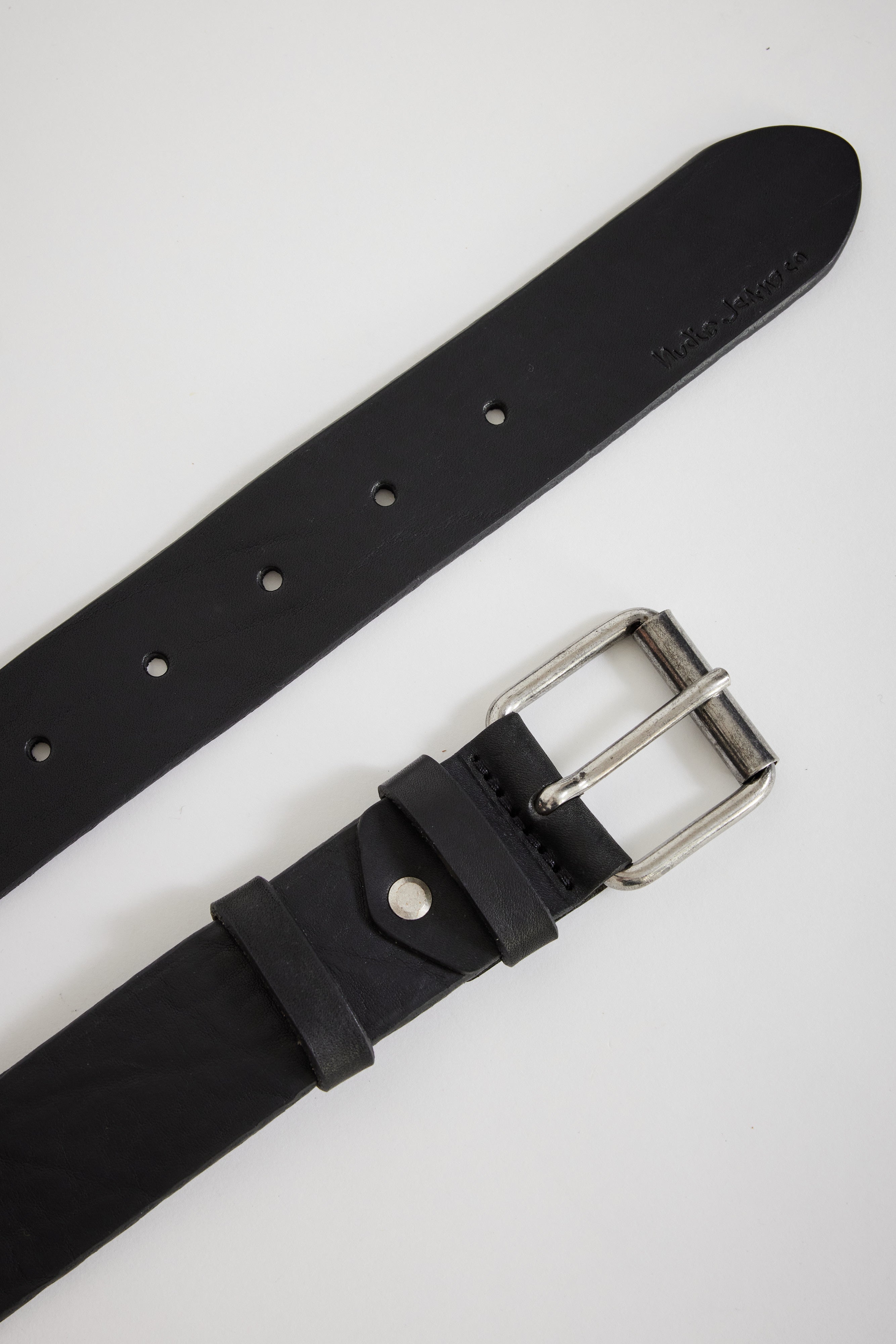 Nudie | Pedersson Leather Belt Black | Maplestore
