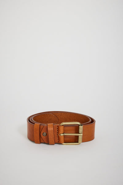 Nudie | Pedersson Leather Belt Toffee Brown | Maplestore