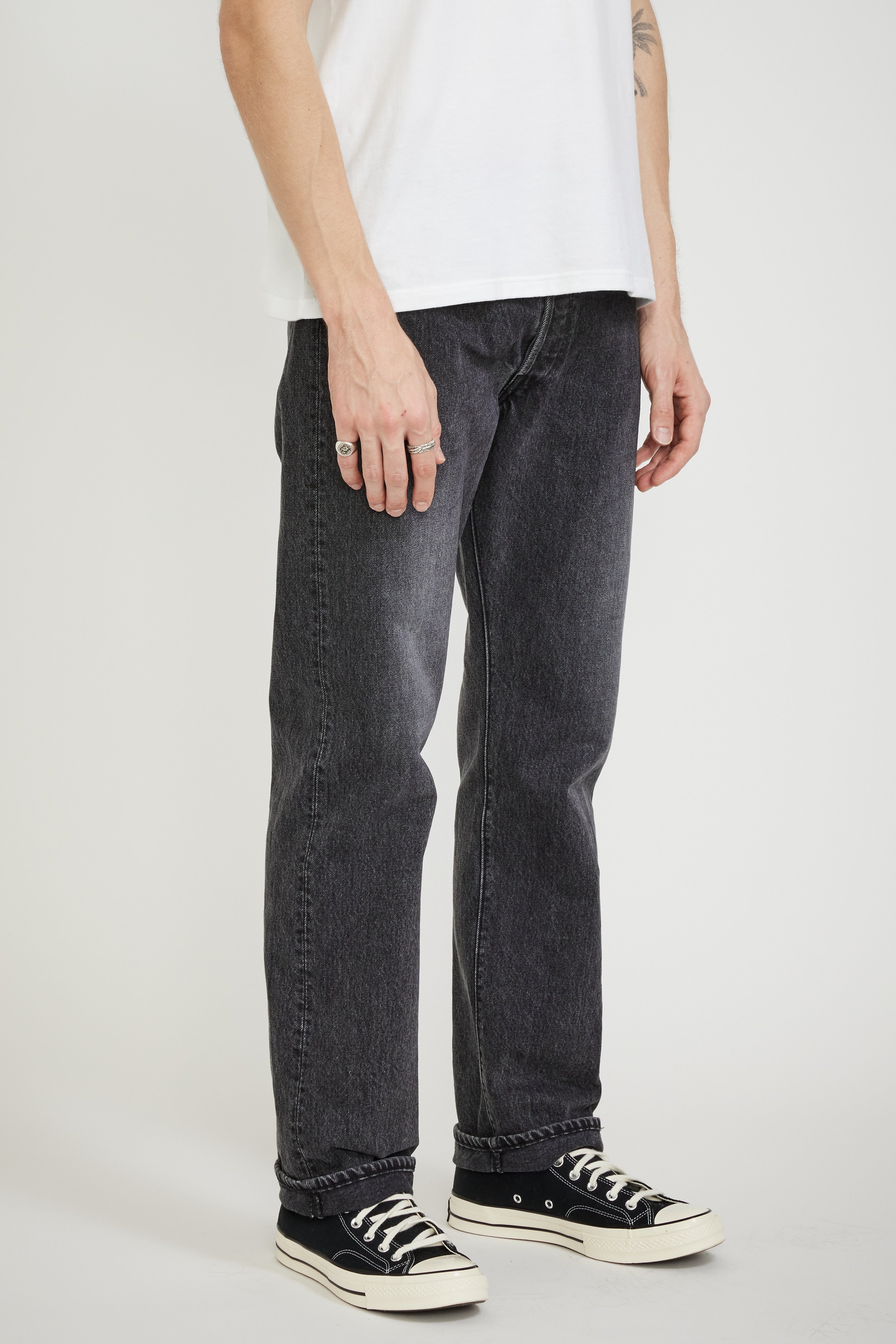 Orslow | 105 90's Black Denim Stone Wash | Maplestore