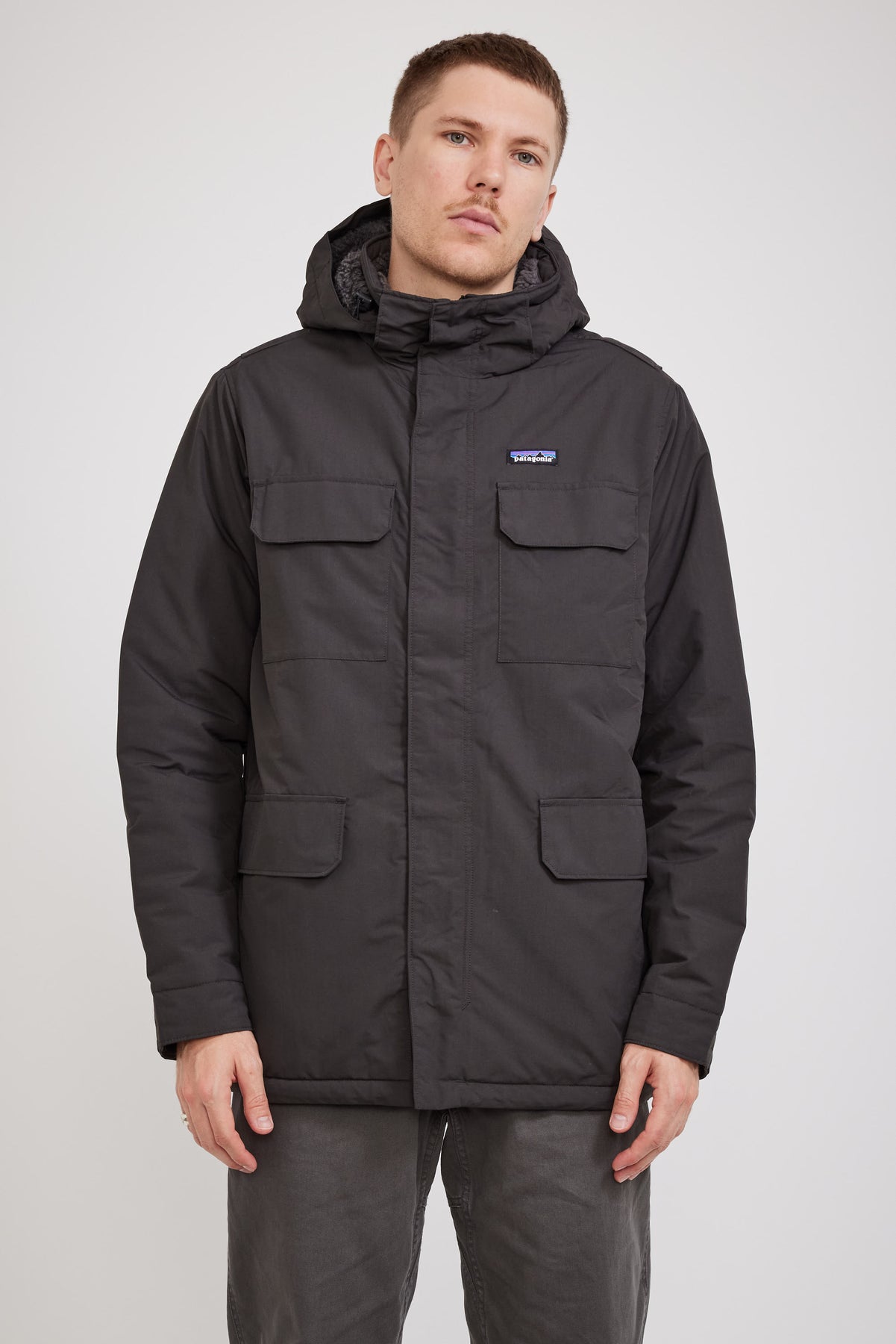 Patagonia men's isthmus parka black Outlet