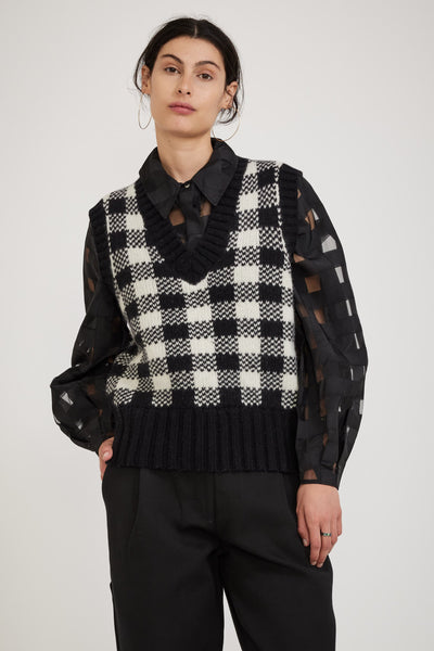 YMC | Heidi Vest Black/Stone | Maplestore
